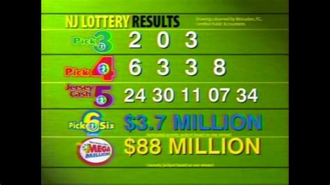 lottery nj result|NJ Lottery .
